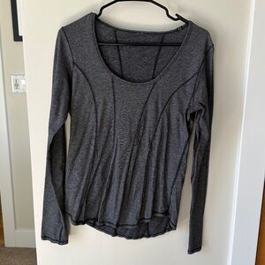 lululemon athletica Gray Long Sleeve Top